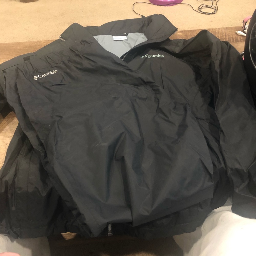 Columbia rain gear